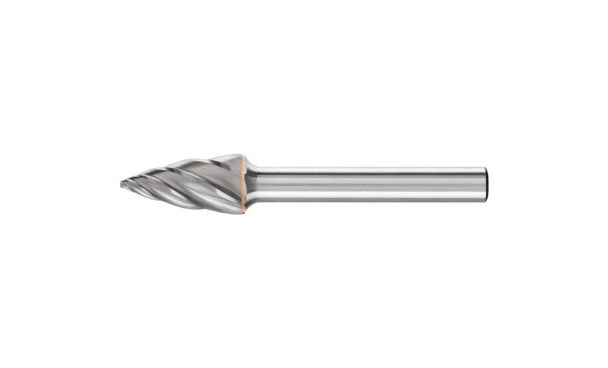 PFERD 25654 Carbide Bur | 3/8" Diameter | SCTI SG-3 | Tree Shape G with pointed end | ALU Cut