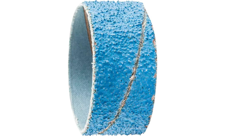 Pferd 41427 2-3/8" x 1-1/8" Abrasive Spiral Band | Cylindrical Shape | Zirconia Alumina Z-COOL 36 Grit | Box of 100