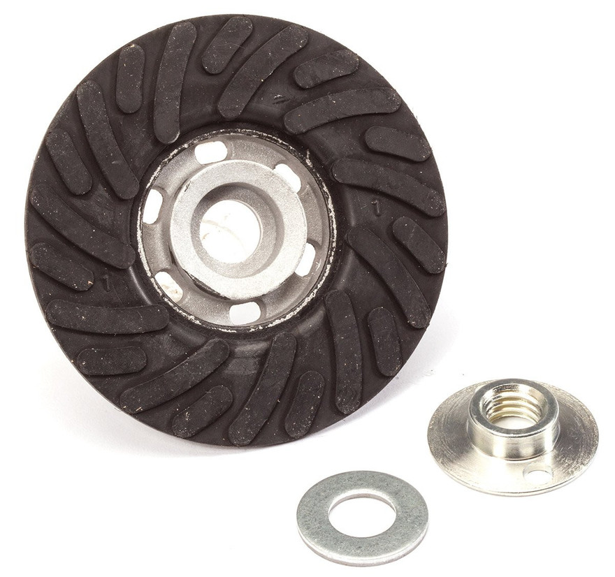 United Abrasives 95016 Spiral Cool Backing Pad for Resin Fiber Disc | 5" Diameter | 10,000 Max. RPM