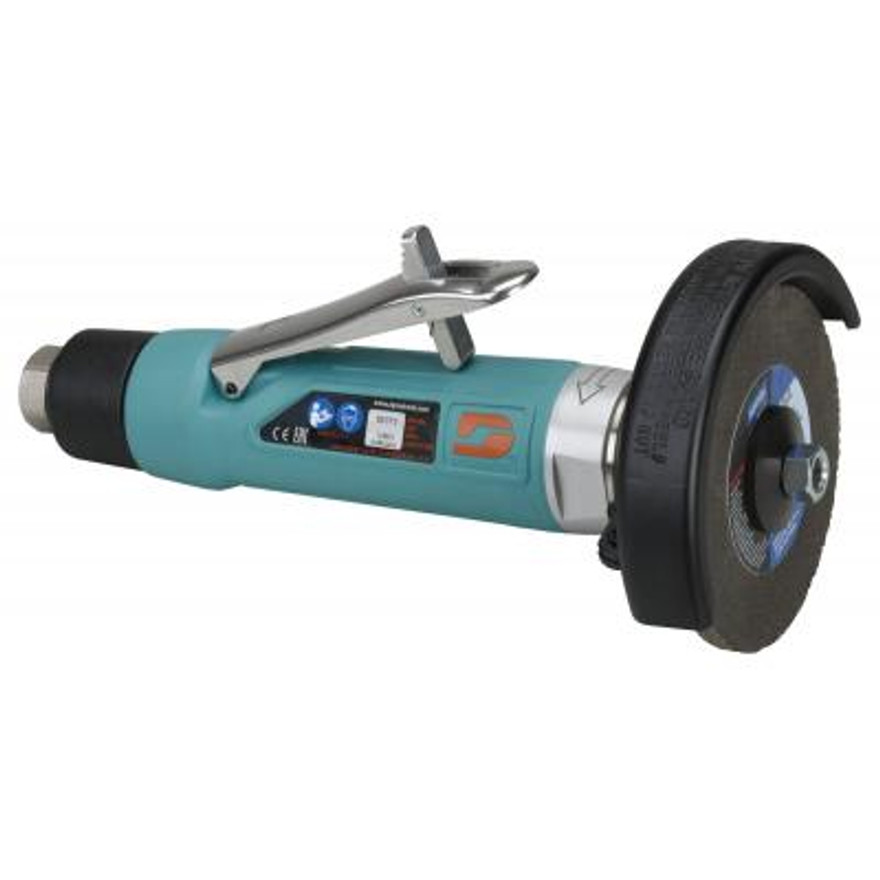 Dynabrade 52373 Type 1 Wheel Grinder | 1.0 HP | 12,000 RPM | 4" Diameter | Rear Exhaust | 3/8"-24 Male Thread