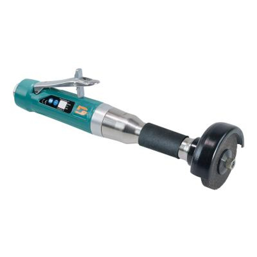 Dynabrade 52377 Type 1 Wheel Grinder | 1.0 HP | 15,000 RPM | 3" Diameter | Rear Exhaust | 3/8"-24 Male Thread