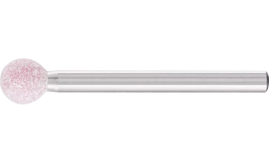 Pferd 30094 B125 Vitrified Mounted Point | 1/8" Shank | Ceramic Oxide 80 Grit | Tough | 1/4" Point Diameter | Box of 10