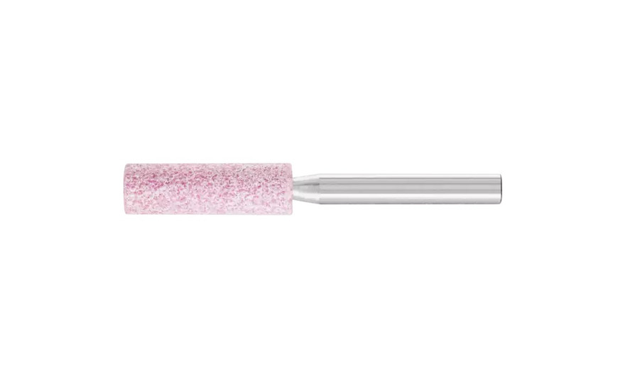 Pferd 33575 W179 Vitrified Mounted Point | 1/4" Shank | Aluminum Oxide 46 Grit | Steel Edge | 3/8" Point Diameter | Box of 10