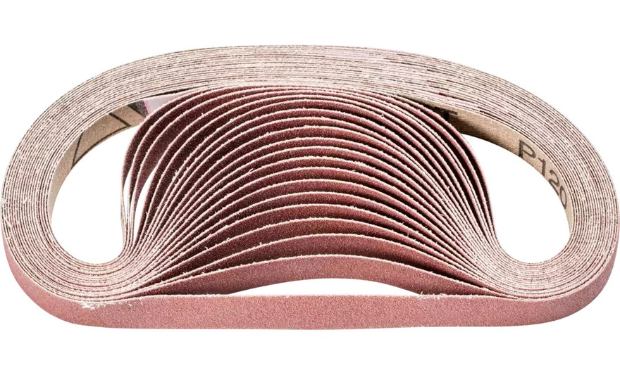 Pferd 49038 1/2" x 18" Coated File Belt | Aluminum Oxide 120 Grit | Box of 50
