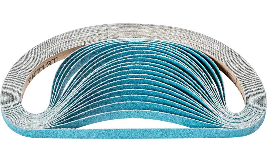 Pferd 49739 1/2" x 24" Coated File Belt | Zirconia 80 Grit | Box of 50