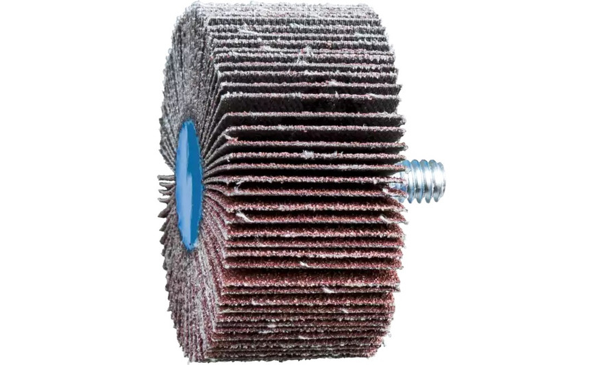 Pferd 45371 2" x 1" Quick Change Flap Wheel | 1/4-20" Thread | 23,000 Max. RPM | Aluminum Oxide 80 Grit | Box of 10