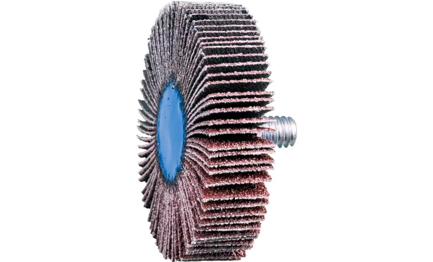 Pferd 45350 2" x 1/2" Quick Change Flap Wheel | 1/4-20" Thread | 23,000 Max. RPM | Aluminum Oxide 60 Grit | Box of 10
