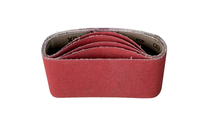 Pferd 49643 3-1/2" x 15-1/2" Abrasive Coated Portable Belt | Ceramic Oxide CO-COOL 80 Grit | Box of 10