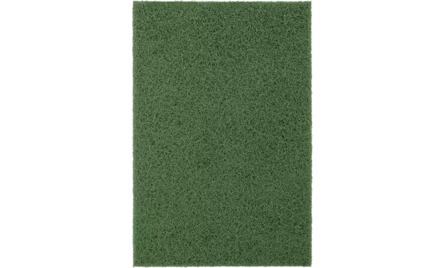 Pferd 44613 6" x 9" Abrasive Polinox Hand Pad | Aluminum Oxide 180 Grit | Standard Grade | Green | Sold by Box of 20
