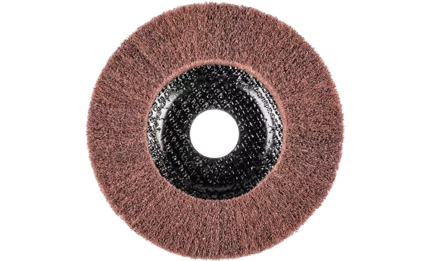 Pferd 45893 4-1/2" x 7/8" Non Woven Polinox Fibre Backing Disc | 5,300 Max. RPM | 3/4" Height | Aluminum Oxide 280 Grit | PNL Type | Sold by Box of 5