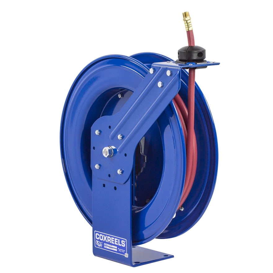Coxreels SH-N-350 Low Pressure Spring Rewind Hose Reel | SH Series | 3/8" Hose Diameter | 50' Hose Length | 300 Max PSI