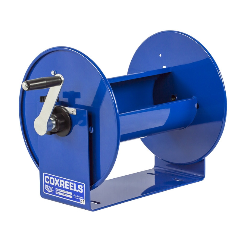 Coxreels 117-5-100 Hand Crank Hose Reel | 100 Series | 3/4" Hose Diameter | 100' Hose Length | 4000 Max PSI | Less Hose