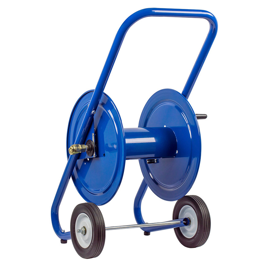 Coxreels 117-3-200-DM Hand Crank Dolly Hose Reel | DM Series | 3/8" Hose Diameter | 200' Hose Length | 4000 Max PSI | Less Hose