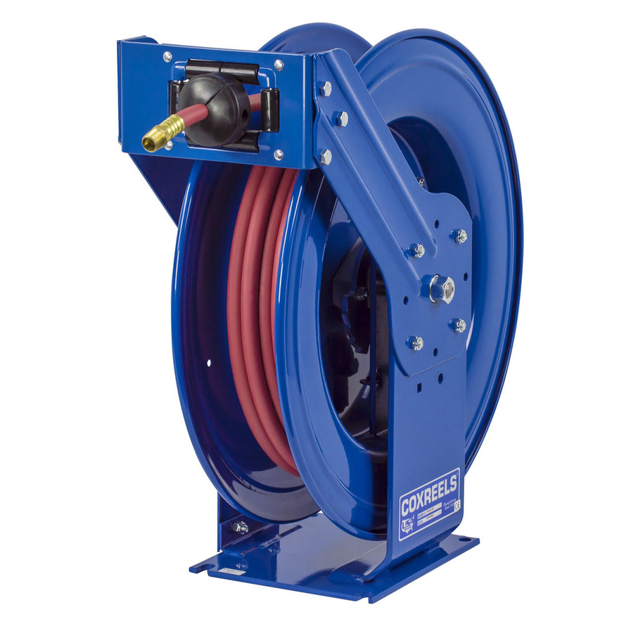 Coxreels TMPL-N-550 Supreme Duty Spring Rewind Hose Reel | T Series | 3/4" Hose Diameter | 50' Hose Length | 1500 Max PSI | Less Hose