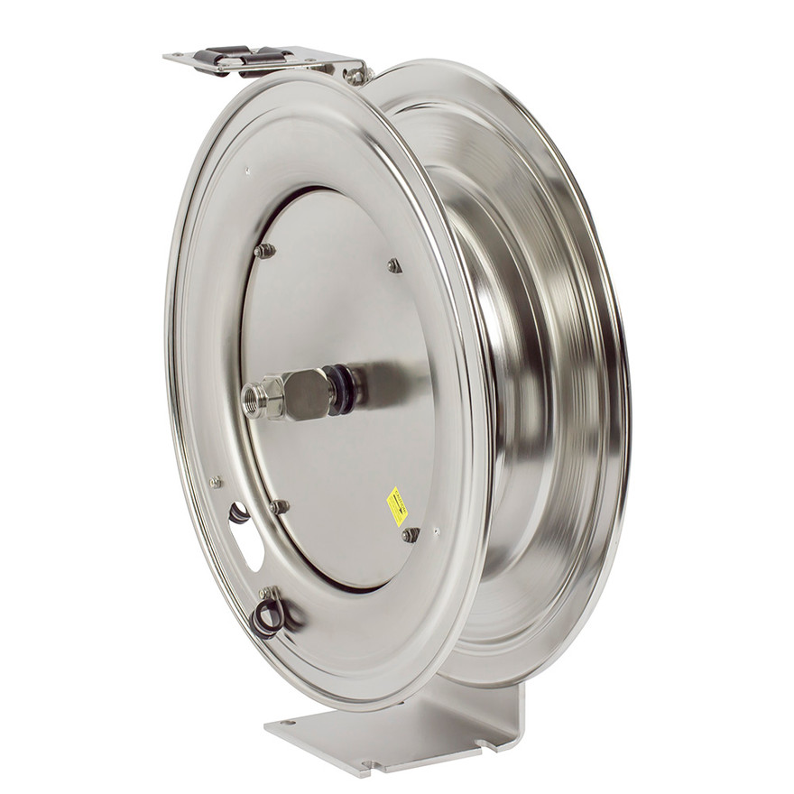 Coxreels SHL-N-525-SS Stainless Steel Spring Rewind Hose Reel | SS-SH Series | 3/4" Hose Diameter | 25' Hose Length | 300 Max PSI