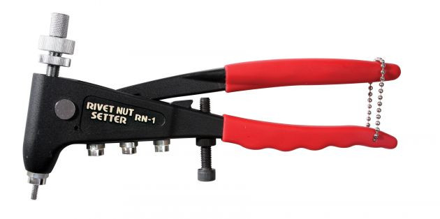 Marson M39315 Ribbed Rivet Nut Kit with Plastic Case | Includes M39300 Rivet Nut Tool