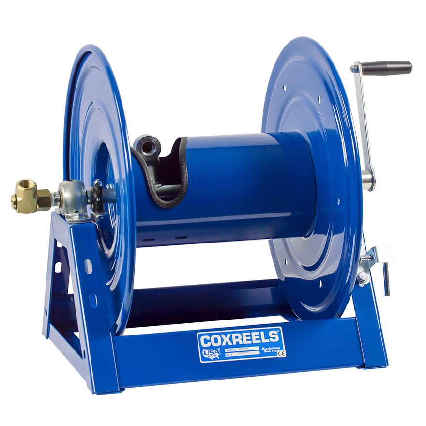 Coxreels 1125-6-35 Hand Crank Hose Reel | 1125 Series | 1" Hose Diameter | 35' Hose Length | 3000 Max PSI | Less Hose