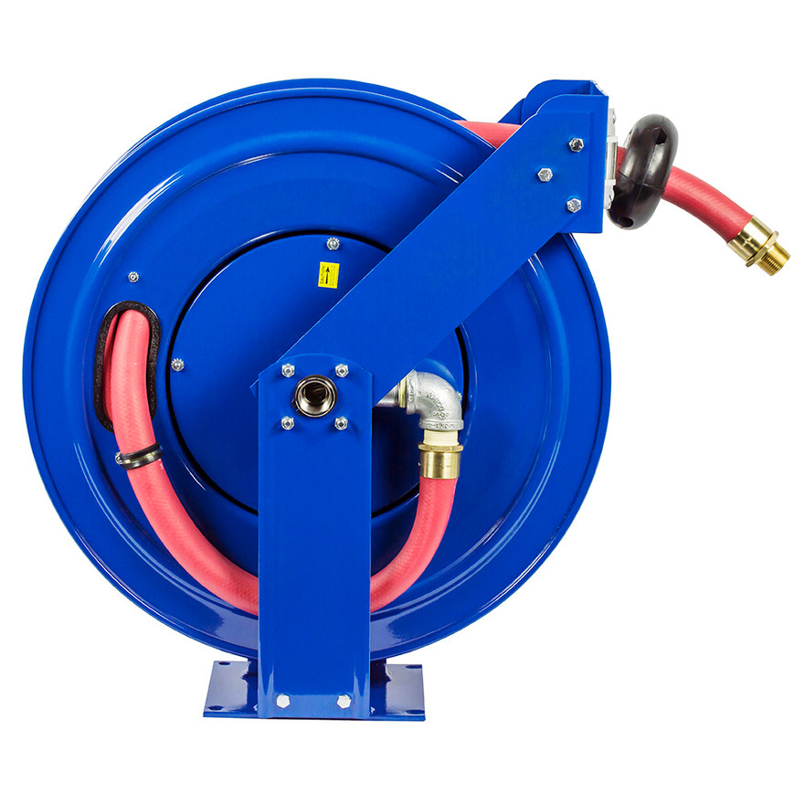 Coxreels TSHFL-N-535 Supreme Duty Spring Rewind Hose Reel | T-Fuel Series | 3/4" Hose Diameter | 35' Hose Length | 300 Max PSI | Less Hose