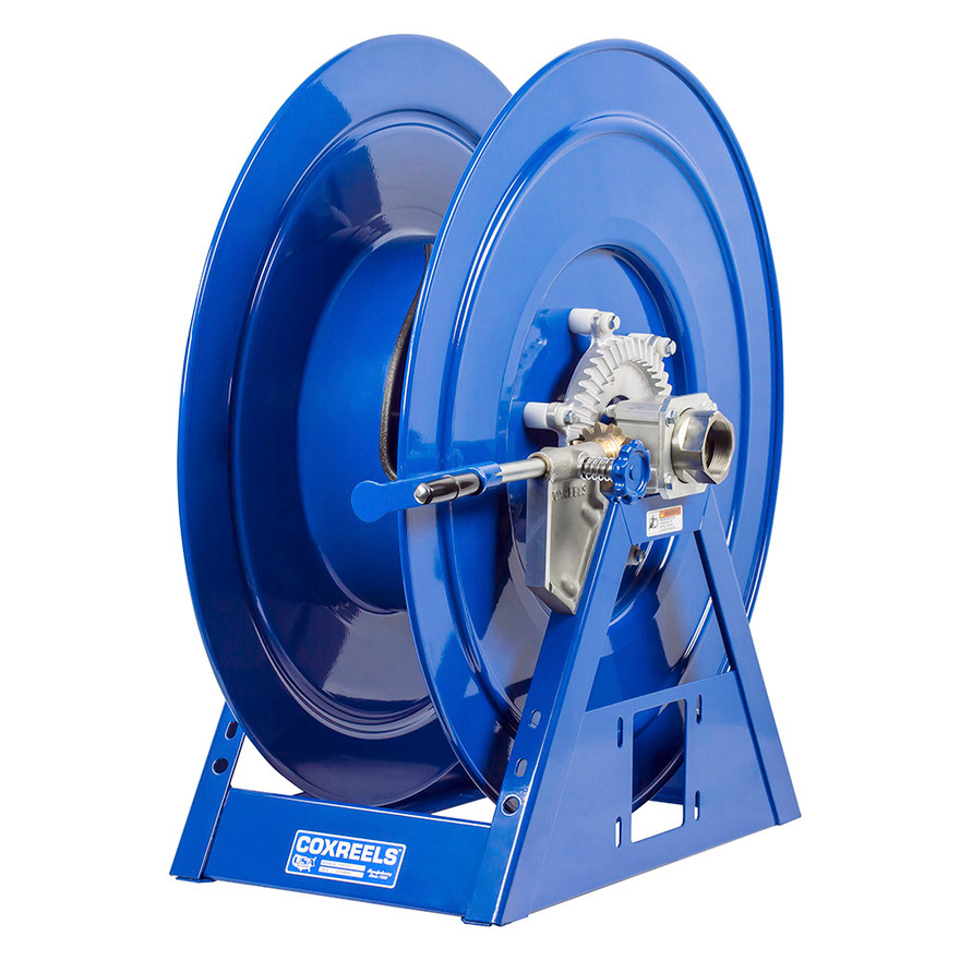 Coxreels 1195-932-C Beveled Gear Hand Crank Hose Reel | 1195 Series | 2" Hose Diameter | 50' Hose Length | 1000 Max PSI | Less Hose