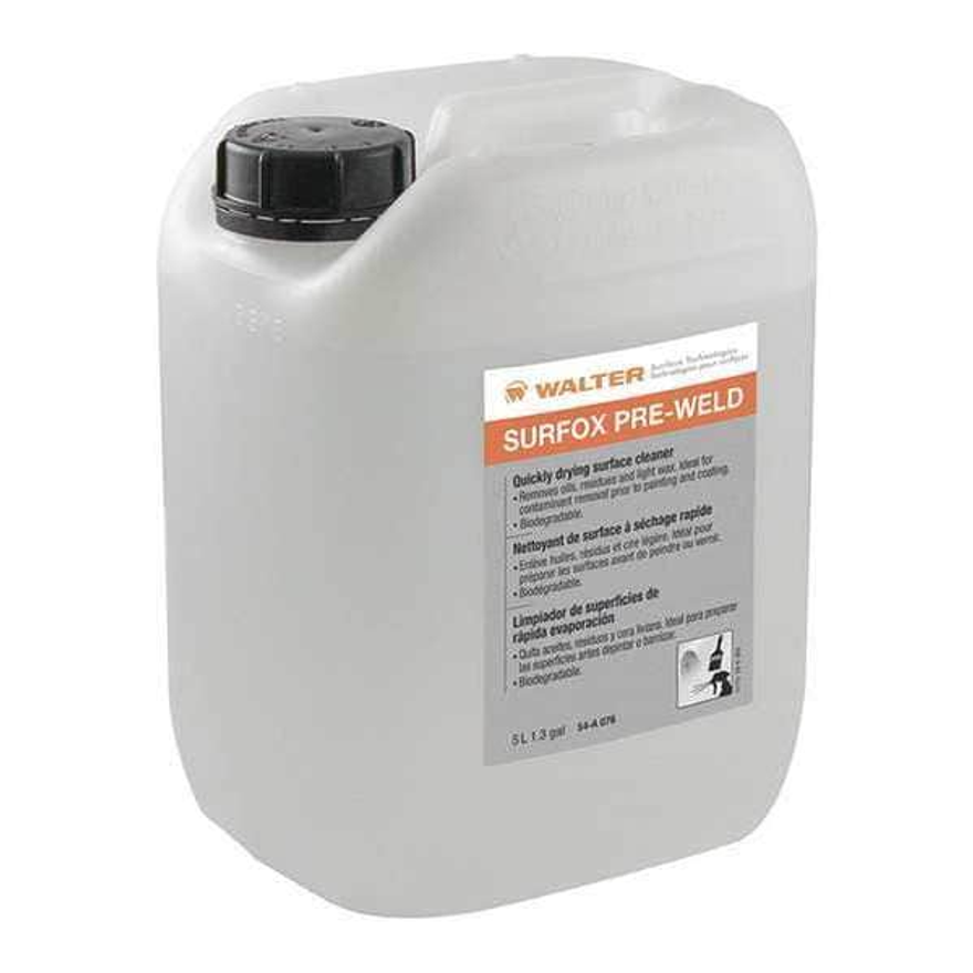 Walter Surface Technologies 54A076 SURFOX PRE-WELD Fast Drying Surface Cleaner | Liquid | 1 Gallon Capacity Volume
