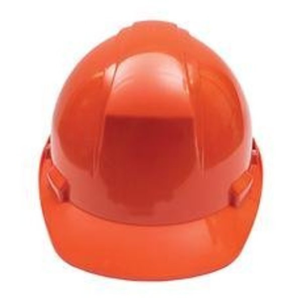 ArcOne HH-T2-OR Safety Slotted Hard Hat | V-Crown Type 2 | 4 Point Chin Strap Ratchet Suspension | Orange