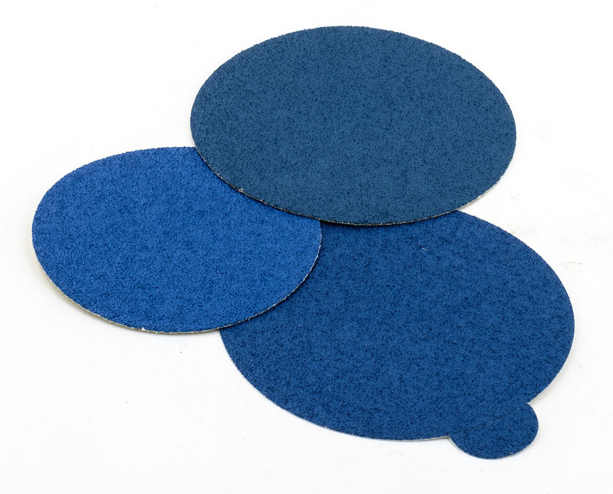United Abrasive 34135 Heavy Duty Individual PSA Paper Disc | Z-F Premium Zirconium | 6" Diameter | 120 Grit | Sold by Box of 50