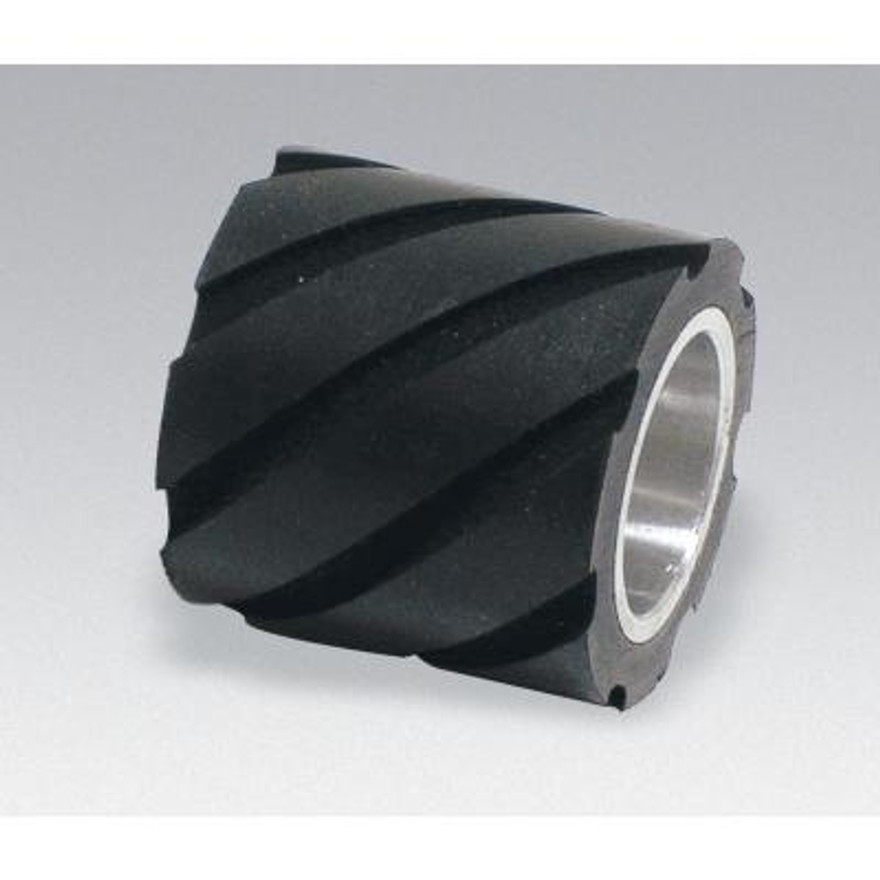 Dynabrade 15359 Contact Wheel Assembly | 1" Dia. x 1" W x 5/8" I.D. | Flat | 70 Duro Rubber