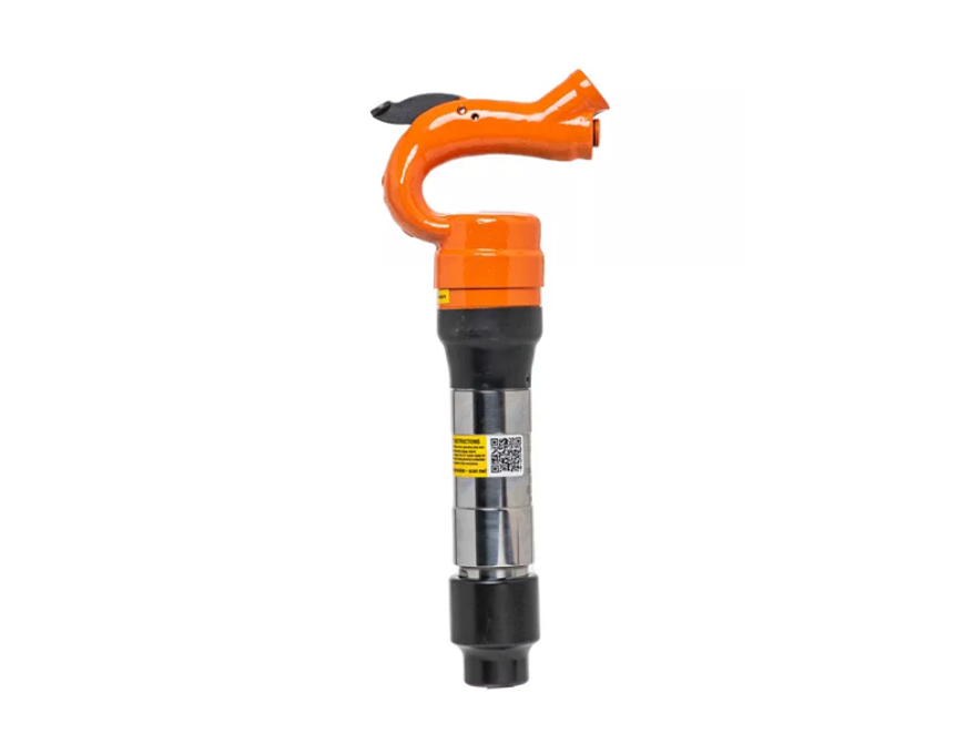 APT M653 Pneumatic Chipping Hammer | .680 Round Nose Bushing | 3" Stroke | 1,650 BPM | Bolt-On Ball-Type Retainer