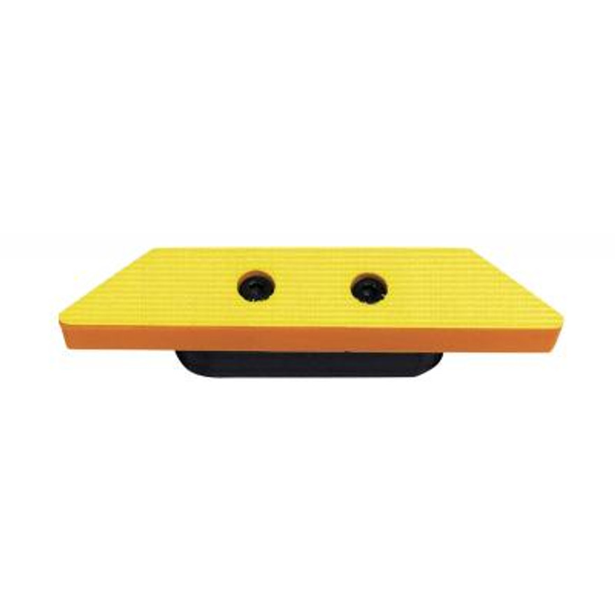 Dynabrade 57956 Non-Vacuum Dynafine Raised Panel Disc Pad | 4" x 3/4" Pad Size | 3/8" Thickness | Hook-Face | Soft Density | Short Nap