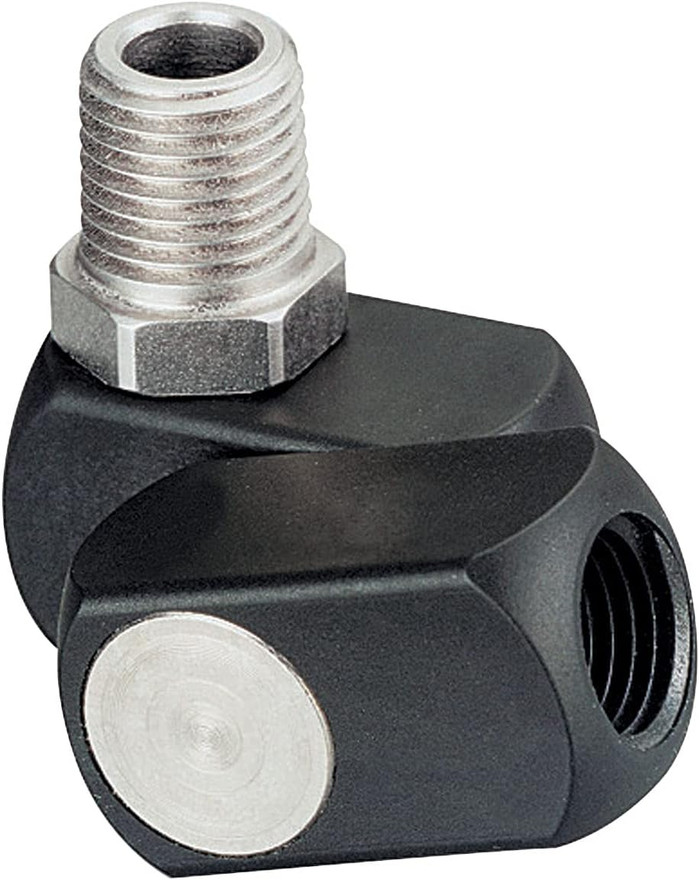 Dynabrade 94360 Dynaswivel Air Line Connector | 1/4" NPT Thread | Single Pivot