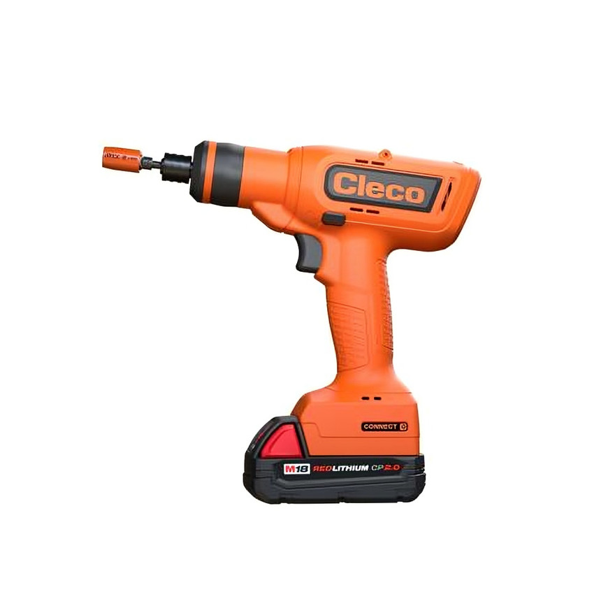 Cleco CLBPW04Q-NA CellClutch Cordless Electric Nutrunner Screwdriver | Pistol Grip | 1500 RPM | 0.8 2.9 (ft-lbs) Torque Range | 1/4" Quick Change