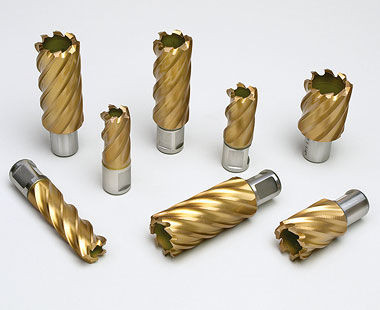 CS Unitec 8-1-340 T Armor-Plated Unibroach Tialn Annular Cutter | 8-Series | 1-1/4" Diameter | 3" Depth