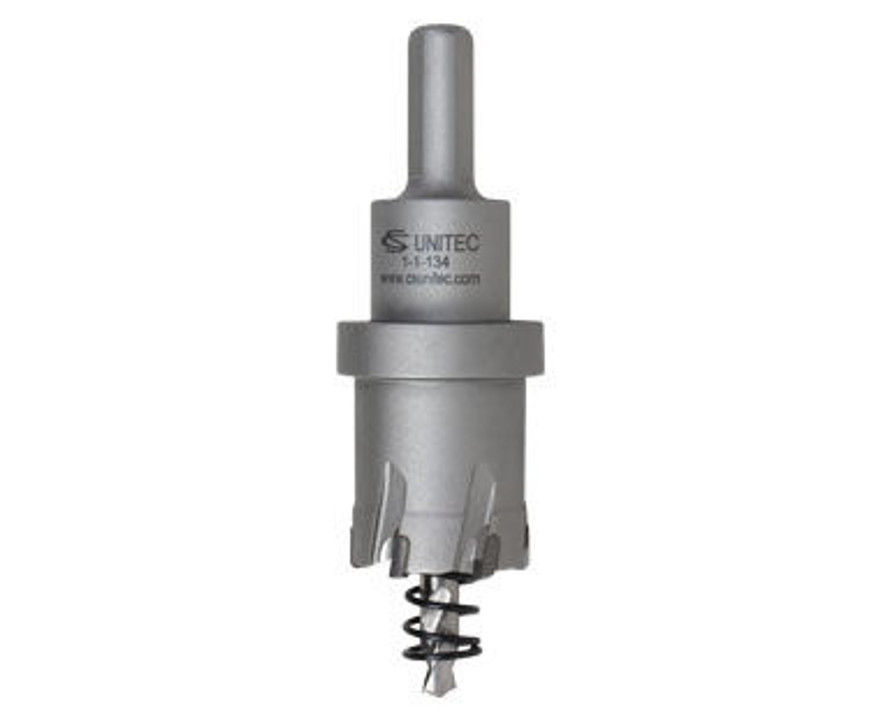 CS Unitec 1-1-154 Carbide-Tipped Hole Cutter | 1-Series | 1-11/16" Diameter | 1" Length