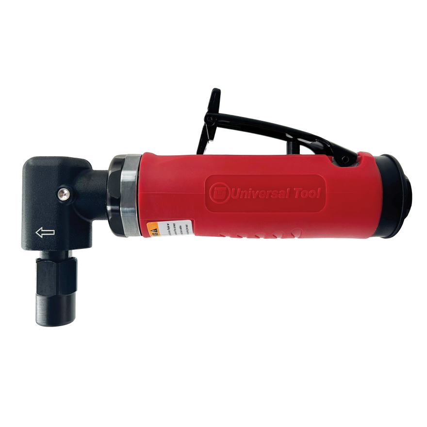 Universal Tool UT8724-12 Angle Die Grinder | 0.45 HP | 3" Max. Wheel Dia. | 12,000 RPM | 1/4" Collet Size | Rear Exhaust