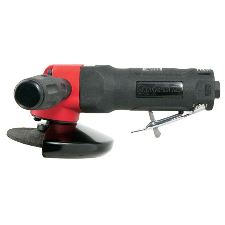 Universal Tool UT8775-1 Angle Grinder | 0.9 HP | 4" Max. Wheel Dia. | 10,000 RPM | 3/8"-24 Spindle Size | Side Exhaust