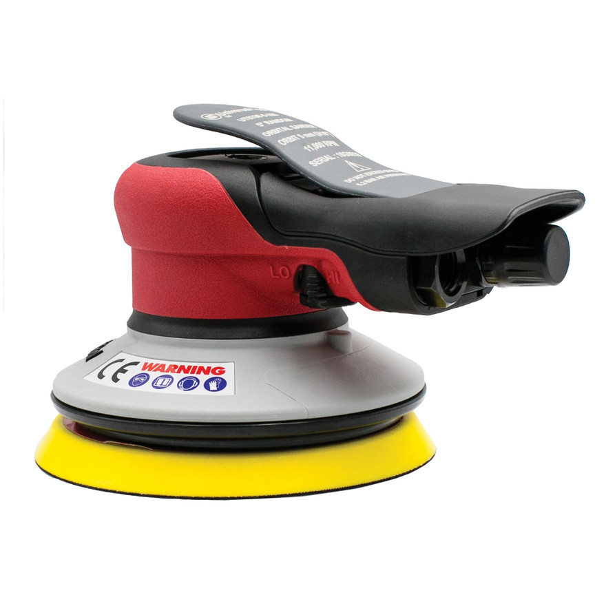 Universal Tool UT8789-5-332 Low Vibration Orbital Palm Sander | 5" Pad Size | 3/32" Orbit | 12,000 RPM | Non Vacuum