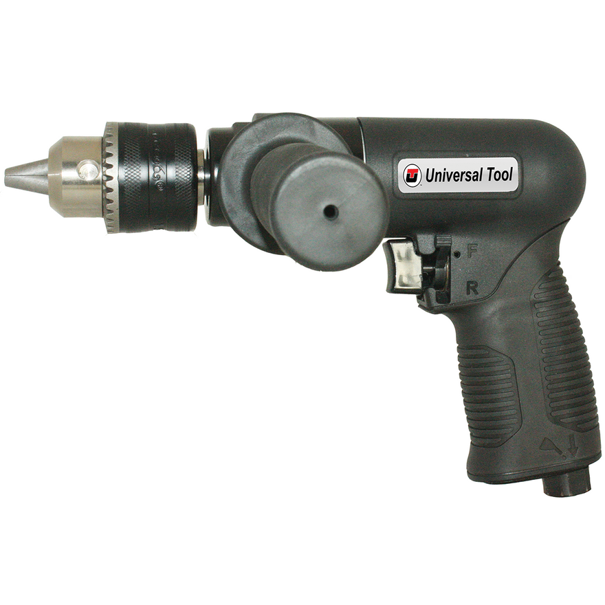 Universal Tool UT2855R-7 Reversible Drill | 0.75 HP | 700 RPM | 1/2" Chuck | Handle Exhaust