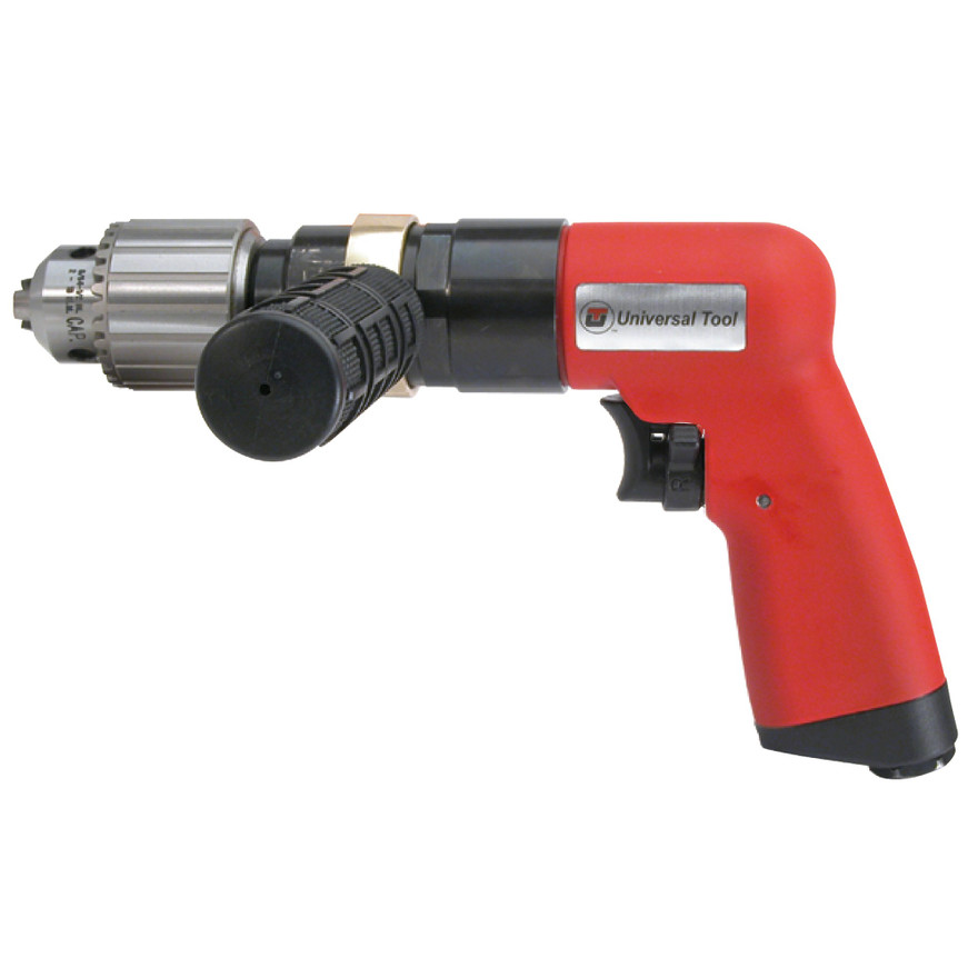 Universal Tool UT8896R Reversible Drill | 0.8 HP | 400 RPM | 1/2" Chuck | Handle Exhaust