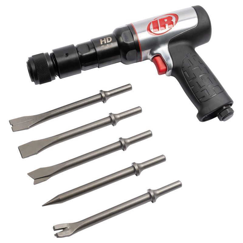 Ingersoll Rand 135MAXK Heavy Duty Air Hammer Kit | Includes 5 Bits & Case
