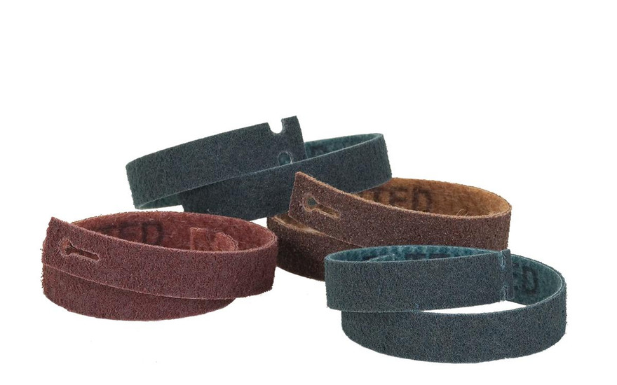 Walter Surface Technologies 07H242 BLENDEX T-Lock Surface Conditioning Strip Belt | 1-3/16" Width | 25" Length | Sold by Box of 3