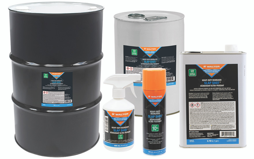 Walter Surface Technologies 53C513 SLAP SHOT LOW VOC Heavy-Duty Cleaner and Degreaser | Liquid | 16.9 Ounce Capacity Volume | Sold by Box of 12