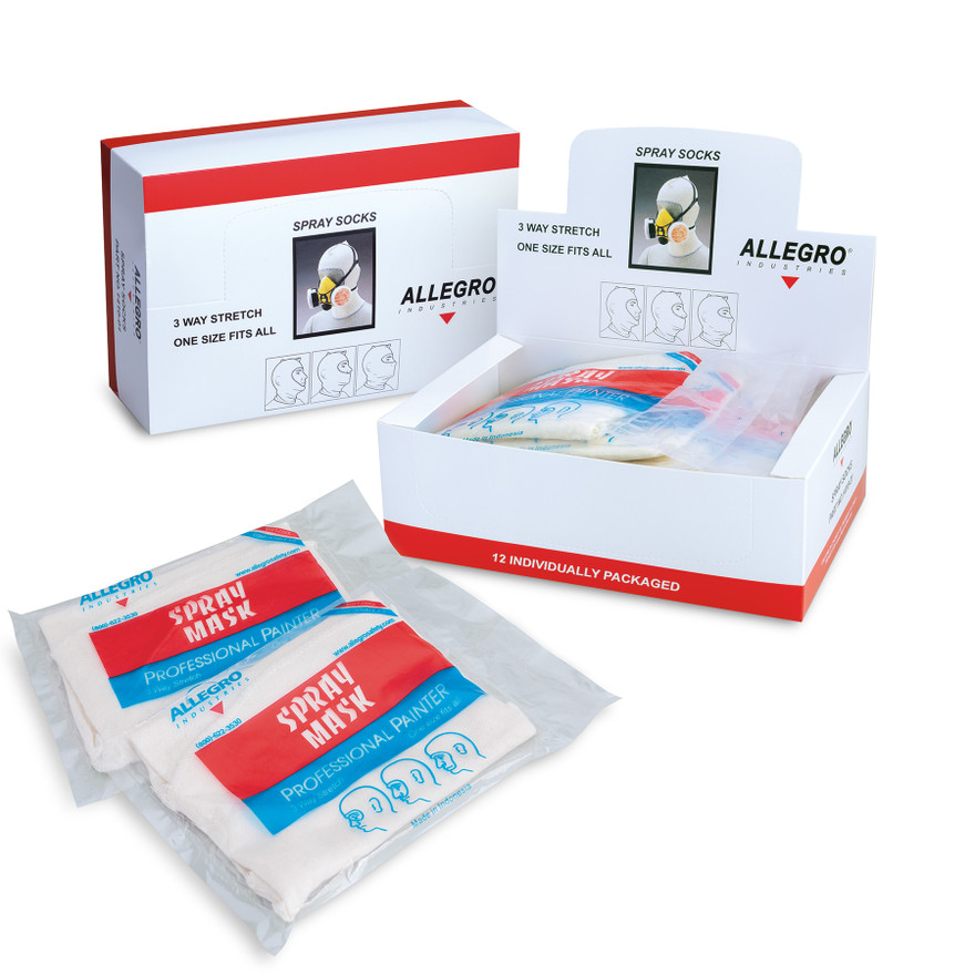 Allegro 1410-01 Spray Sock Dispenser Box | Tan | Sold by Box of 12