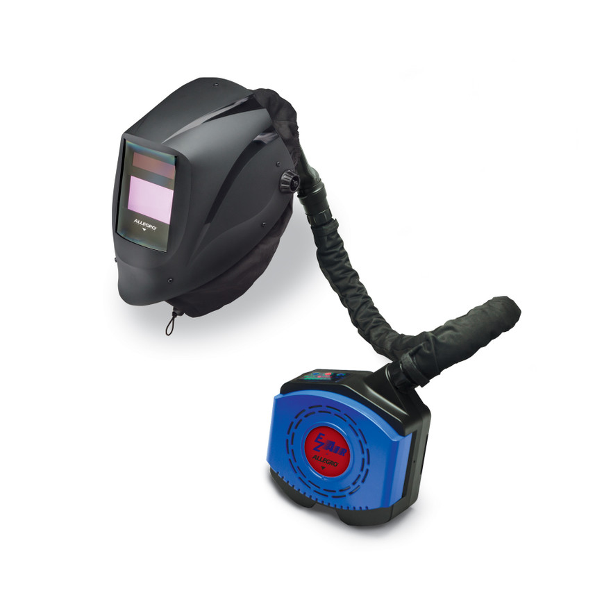 Allegro 9935 Economy EZ Air PAPR Welding Helmet Assembly | 4.5" x 5.25" Filter Size | 4 Light Shade Mode