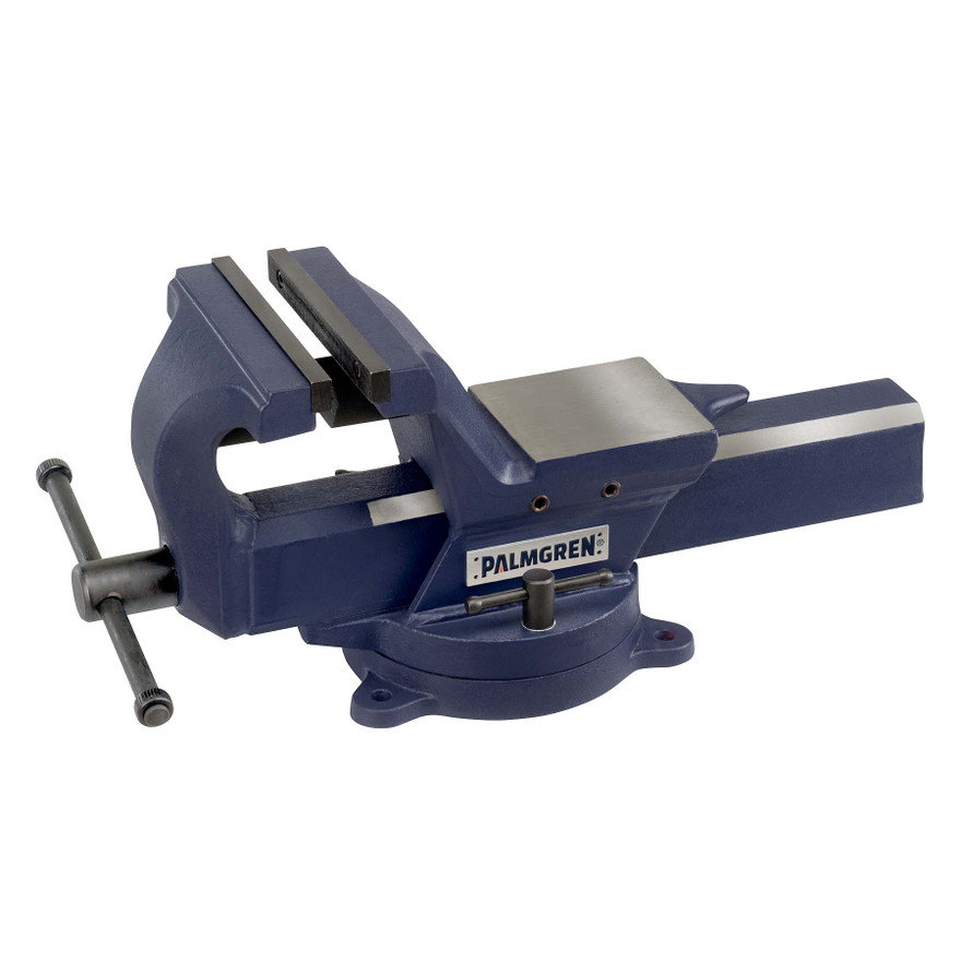 Palmgren 9629776 6" Drop Forged Bench Vise | 6-1/2" Jaw Opening | 7480 lbs. Clamping Force Max | Forged Steel