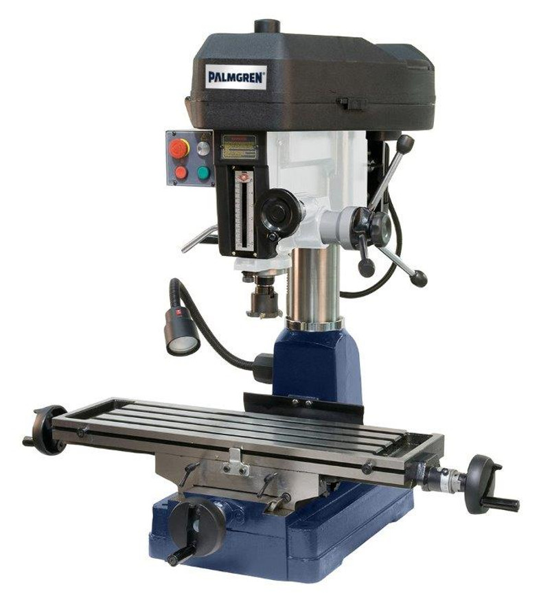 Palmgren 9680113 Mill and Drill Machine | 1-1/2' HP | 150 - 3,000 RPM | 16" Swing