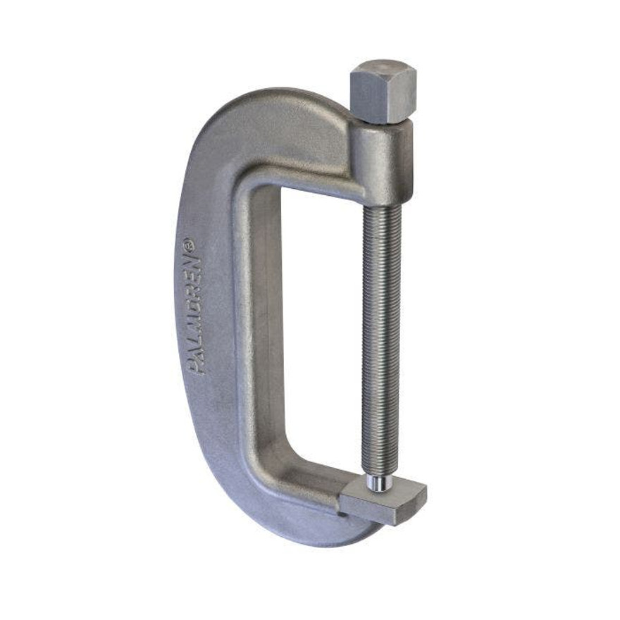 Palmgren 9629092 Bridge C-Clamp With Full Close and Short Spindle | 10" Max Open Capacity | 4-3/4" Throat Capacity