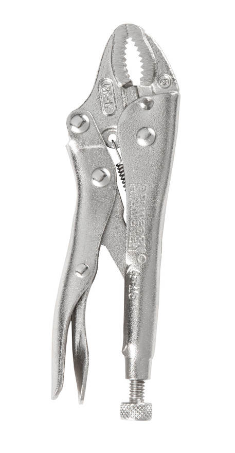 Palmgren 70550 Curved Jaw Locking Plier | 5" Max Open Capacity | 1-1/4" Max. Jaw Opening | 3/8" Jaw Width