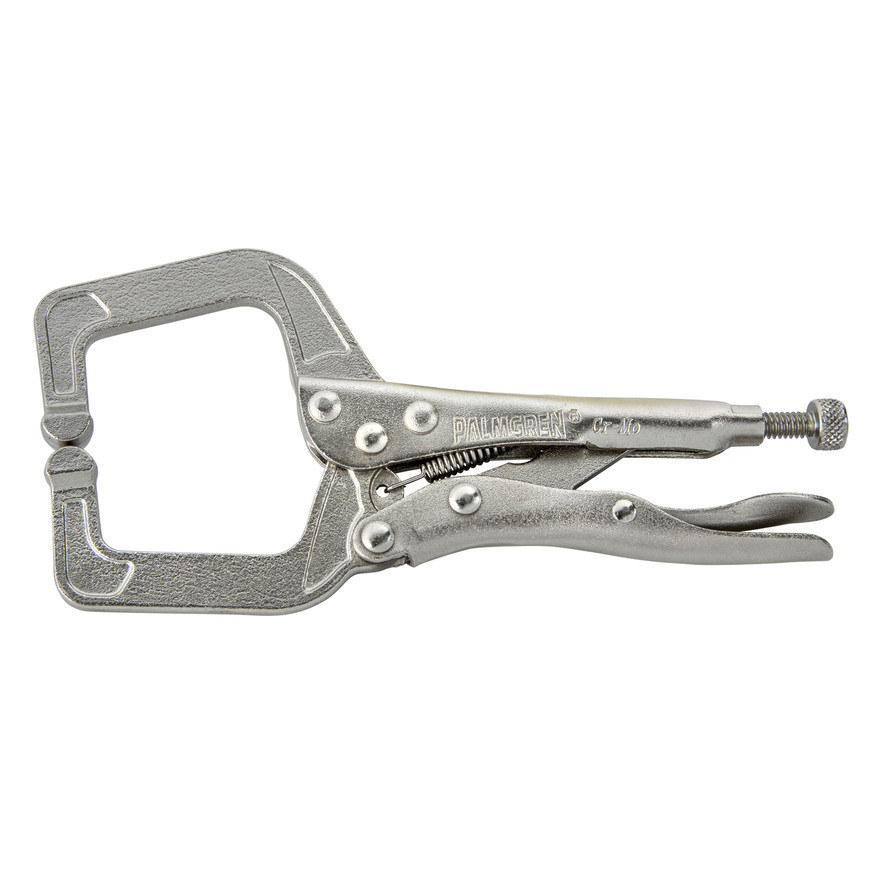 Palmgren 70600 Locking C-Clamp | 6" Max Open Capacity | 2" Max. Jaw Opening | 2-3/8" Jaw Width