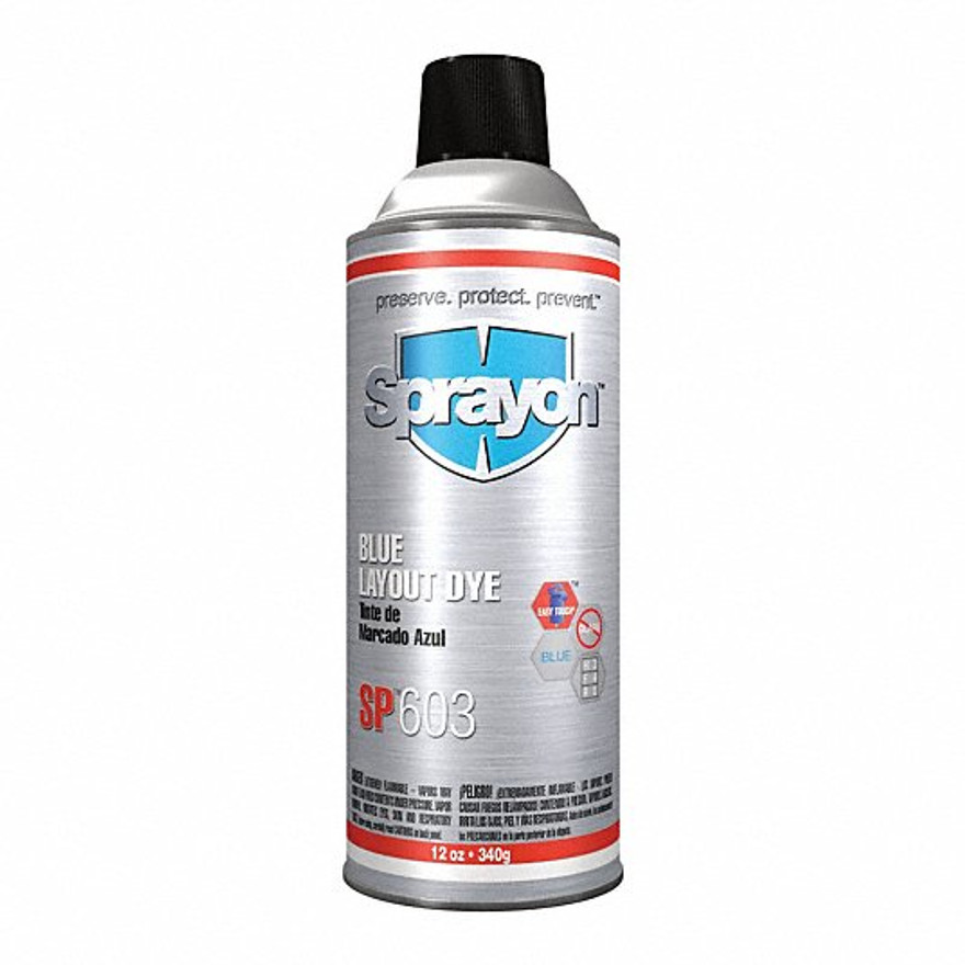 Sprayon SC0603000 16-Ounce Blue Lay Out Fluid | Aerosol VOC Compliant | Sold By Box of 12 Sprayon SC0603000 16-Ounce Blue Lay Out Fluid | Aerosol VOC Compliant | Sold By Box of 12