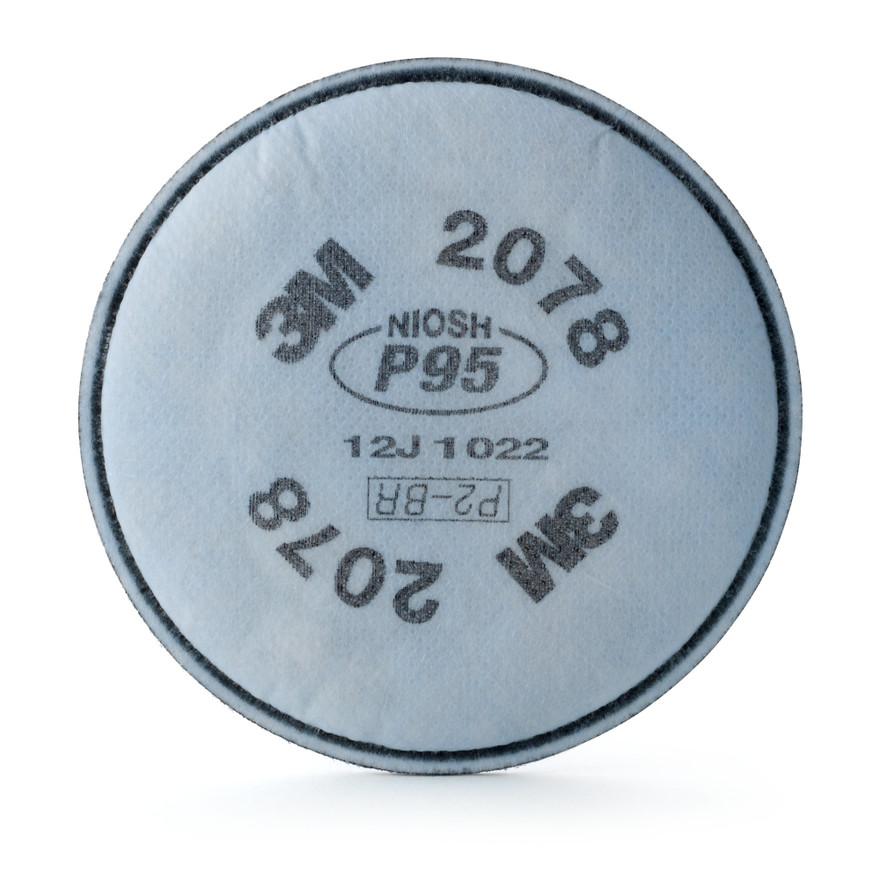 3M 2078 P95 Particulate Filter | Nuisance Level Organic Vapor/Acid Gas Reliefr | Sold by Pack of 2